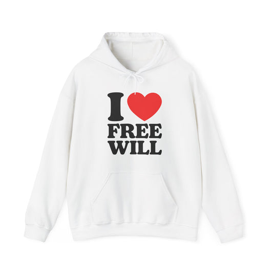 I Heart Free Will Hoodie