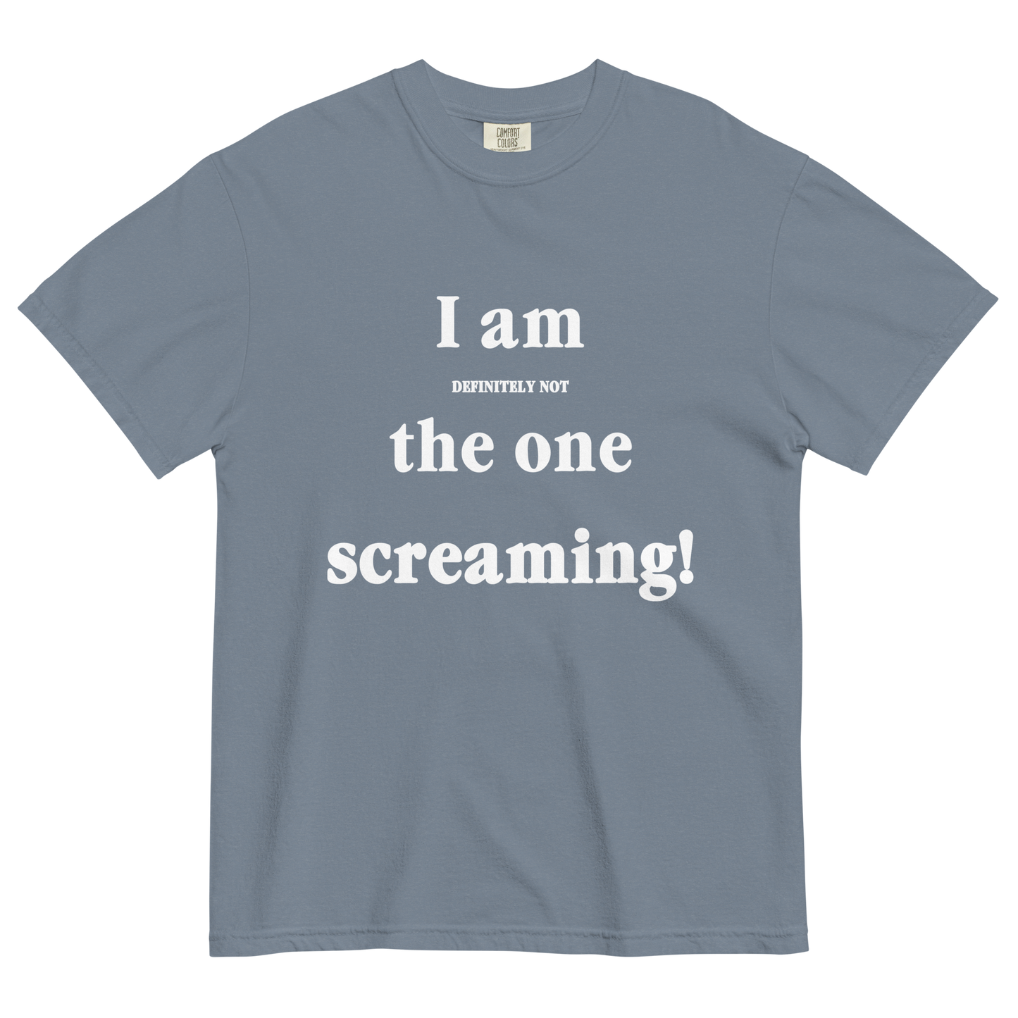 I Am Definitely Not The One Screaming T-Shirt