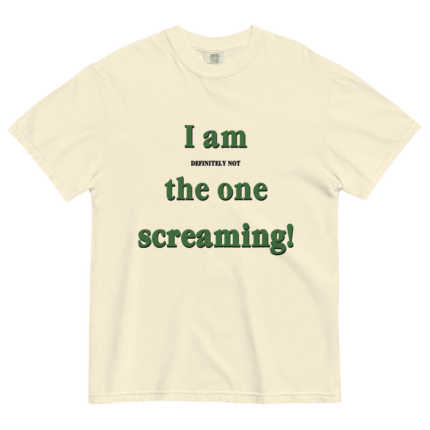 I Am Definitely Not The One Screaming T-Shirt