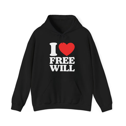 I Heart Free Will Hoodie